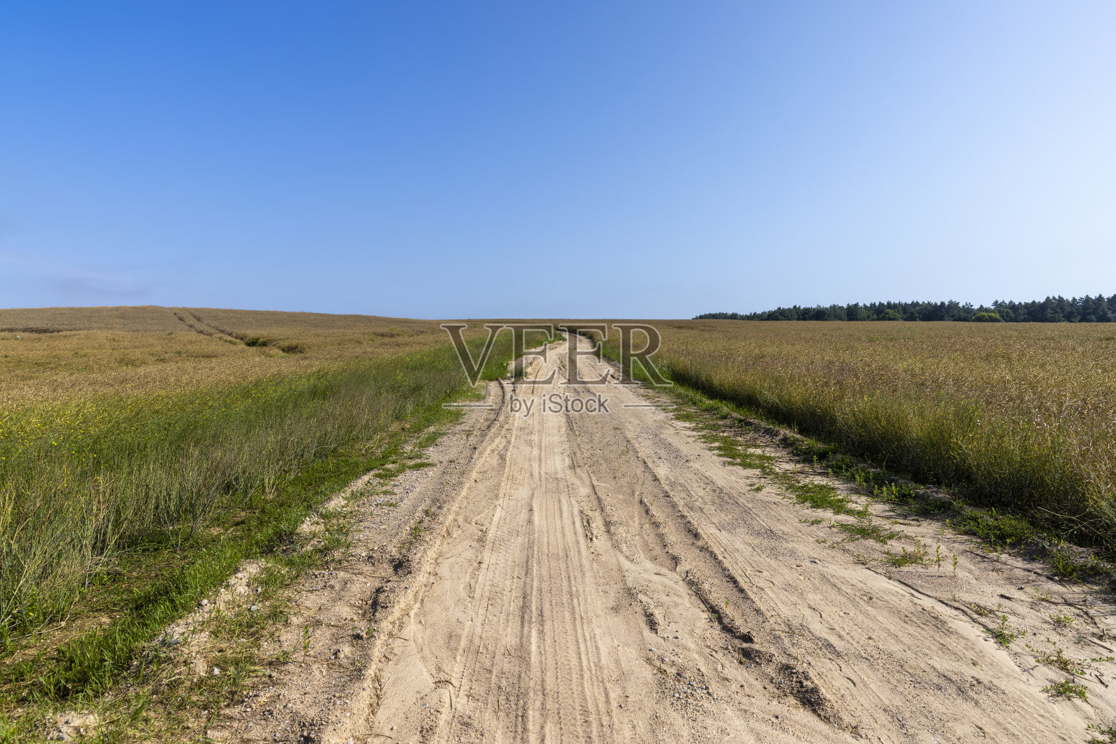 农村地区的砾石公路照片摄影图片