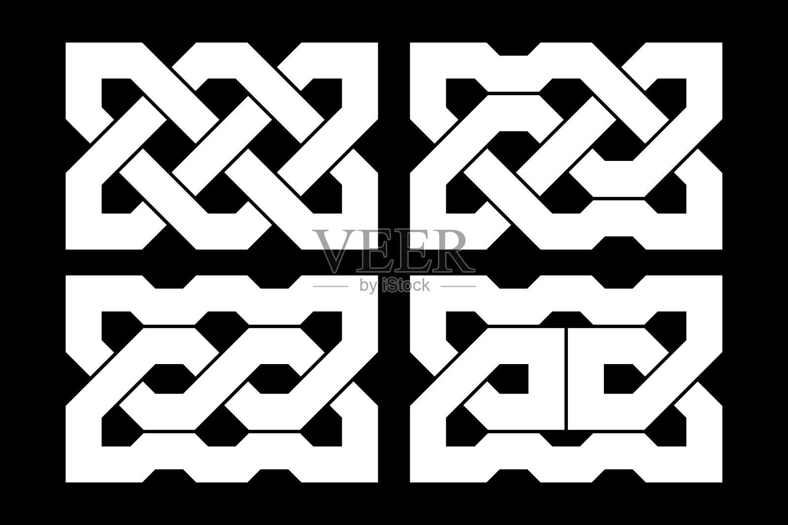 凯尔特结集中世纪装饰装饰图标素材