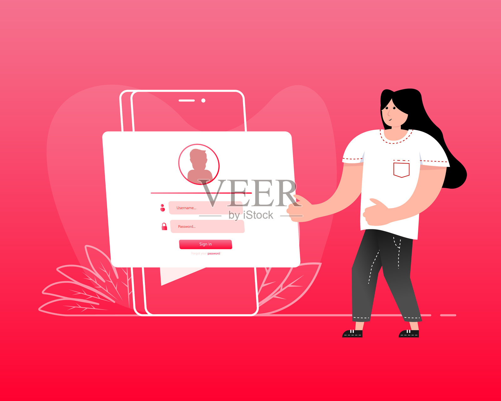 授权人伟大的设计为任何插画图片素材