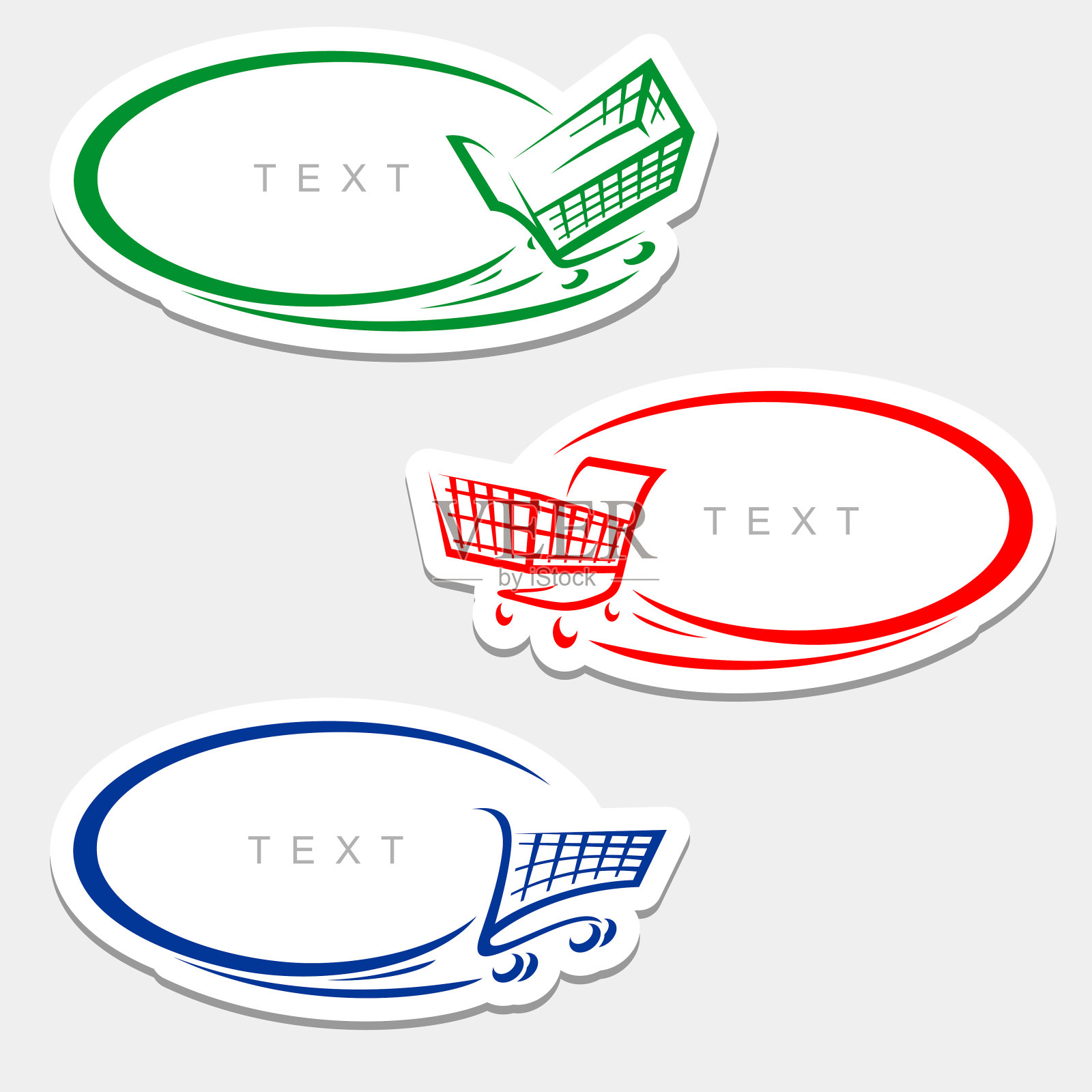 购物车。孤立的购物车图标。向量设计元素图片