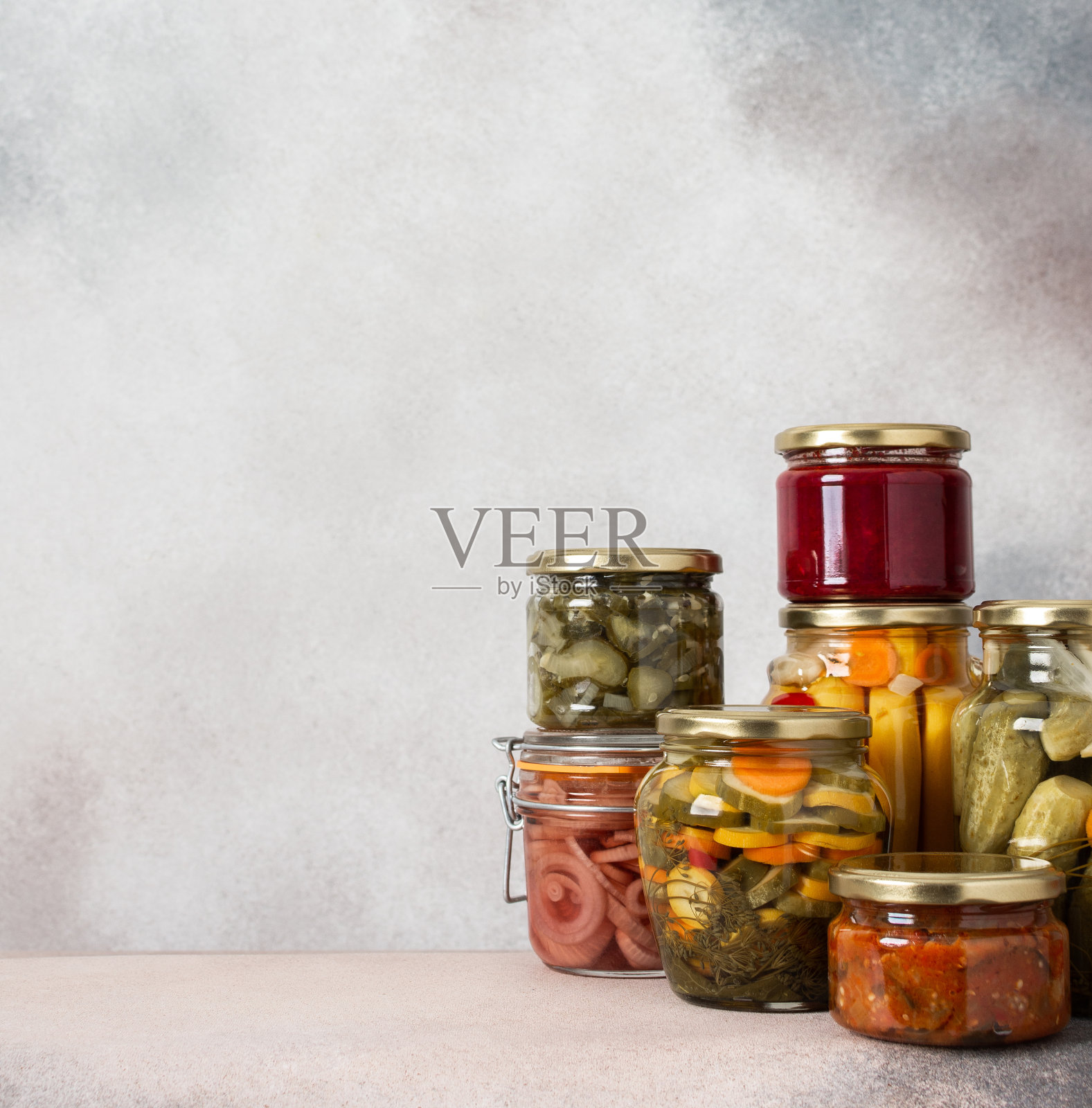 腌渍或发酵蔬菜照片摄影图片