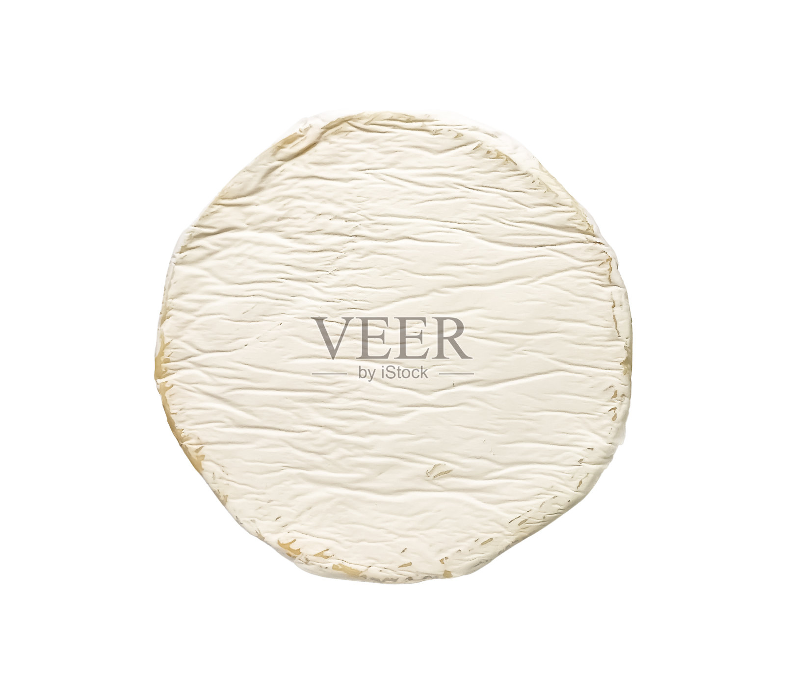 白底布里干酪照片摄影图片