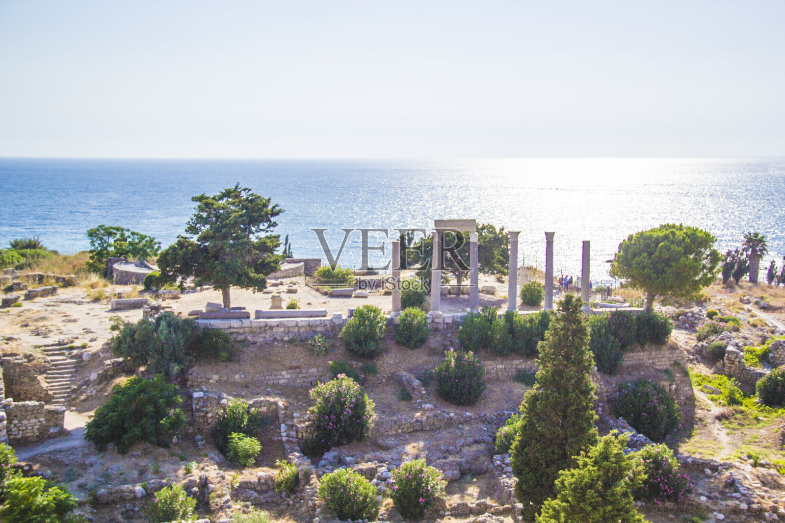 黎巴嫩比布鲁斯古城遗址风光照片摄影图片