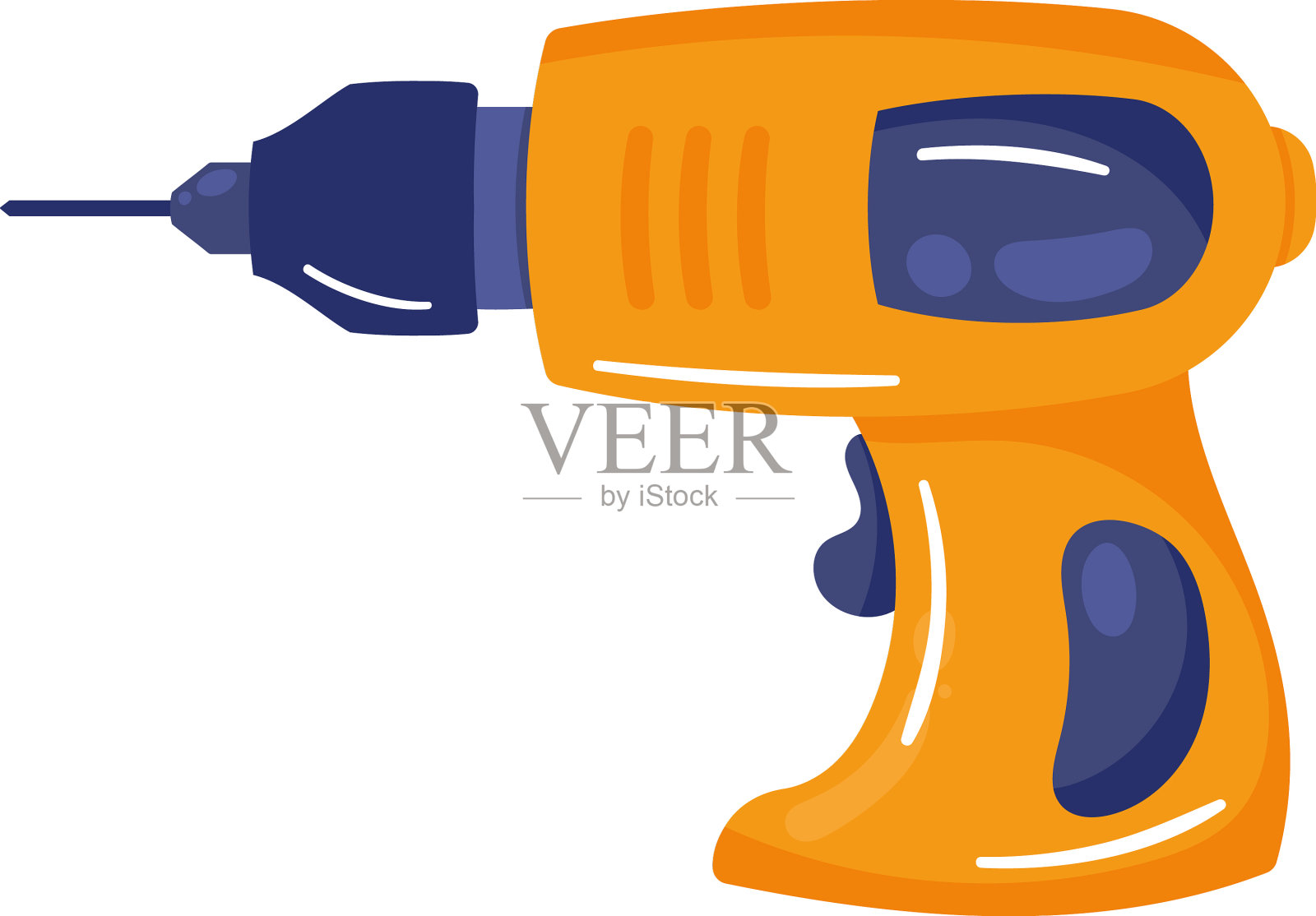 电钻工具设计元素图片