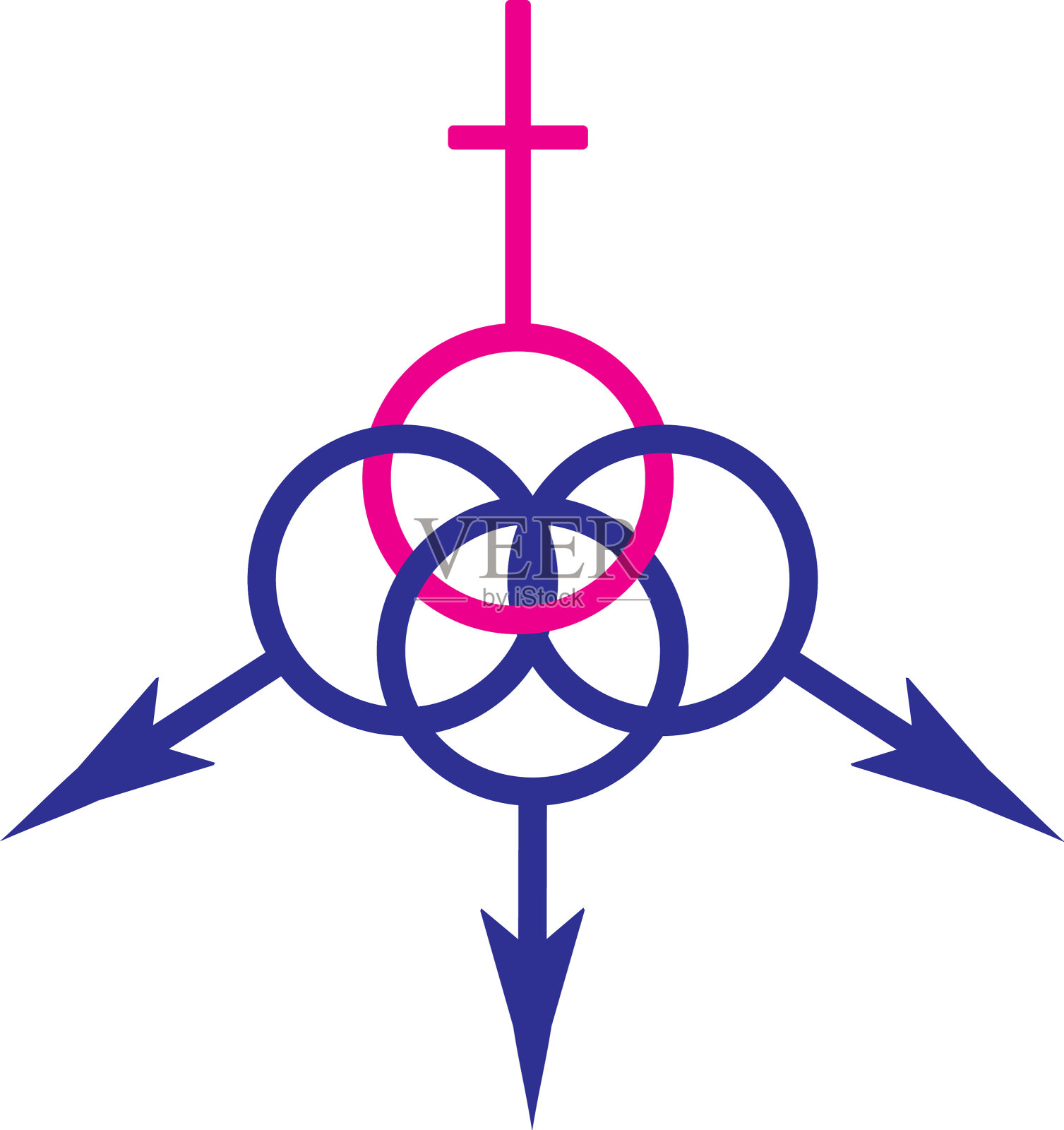 性别标志设计元素图片