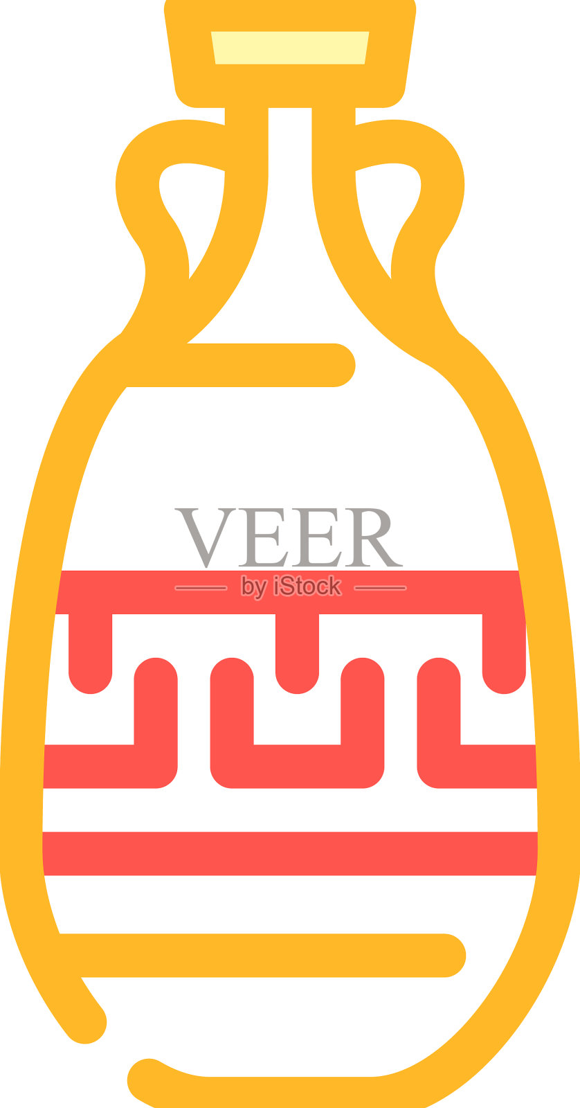 时髦的双耳罐颜色图标设计元素图片