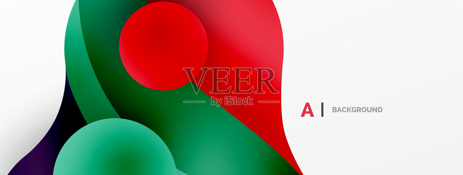 流动的几何形状极简抽象插画图片素材