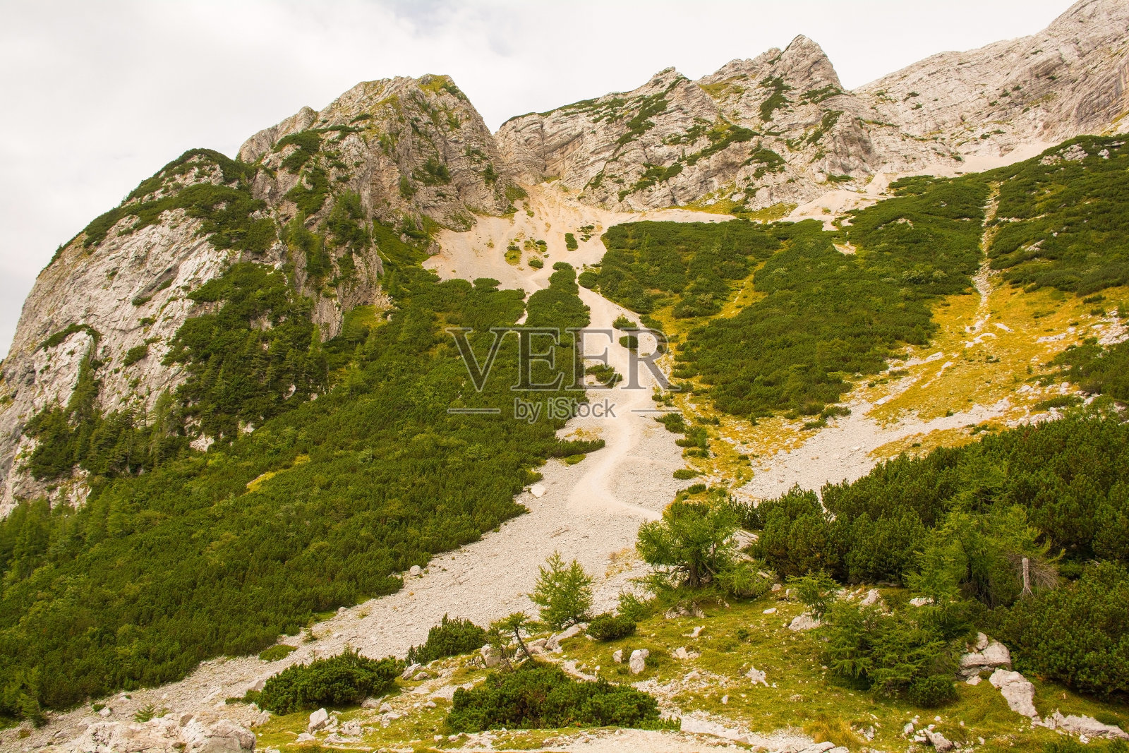 斯洛文尼亚的Vrsic Pass照片摄影图片