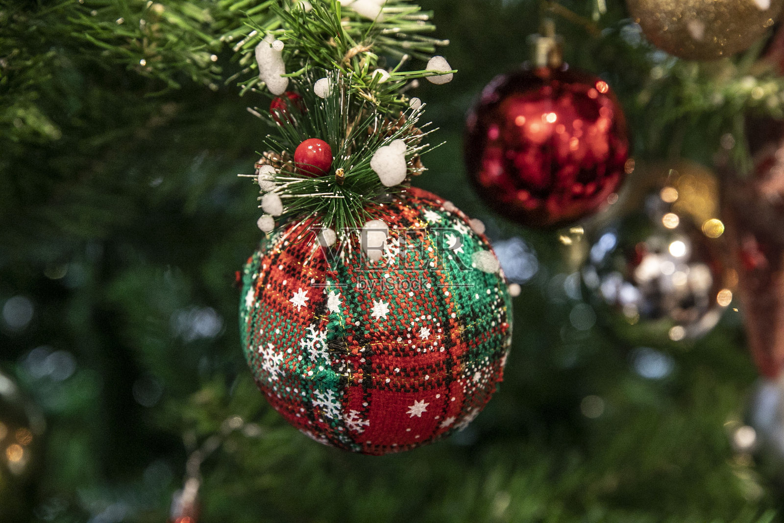 圣诞装饰表照片摄影图片