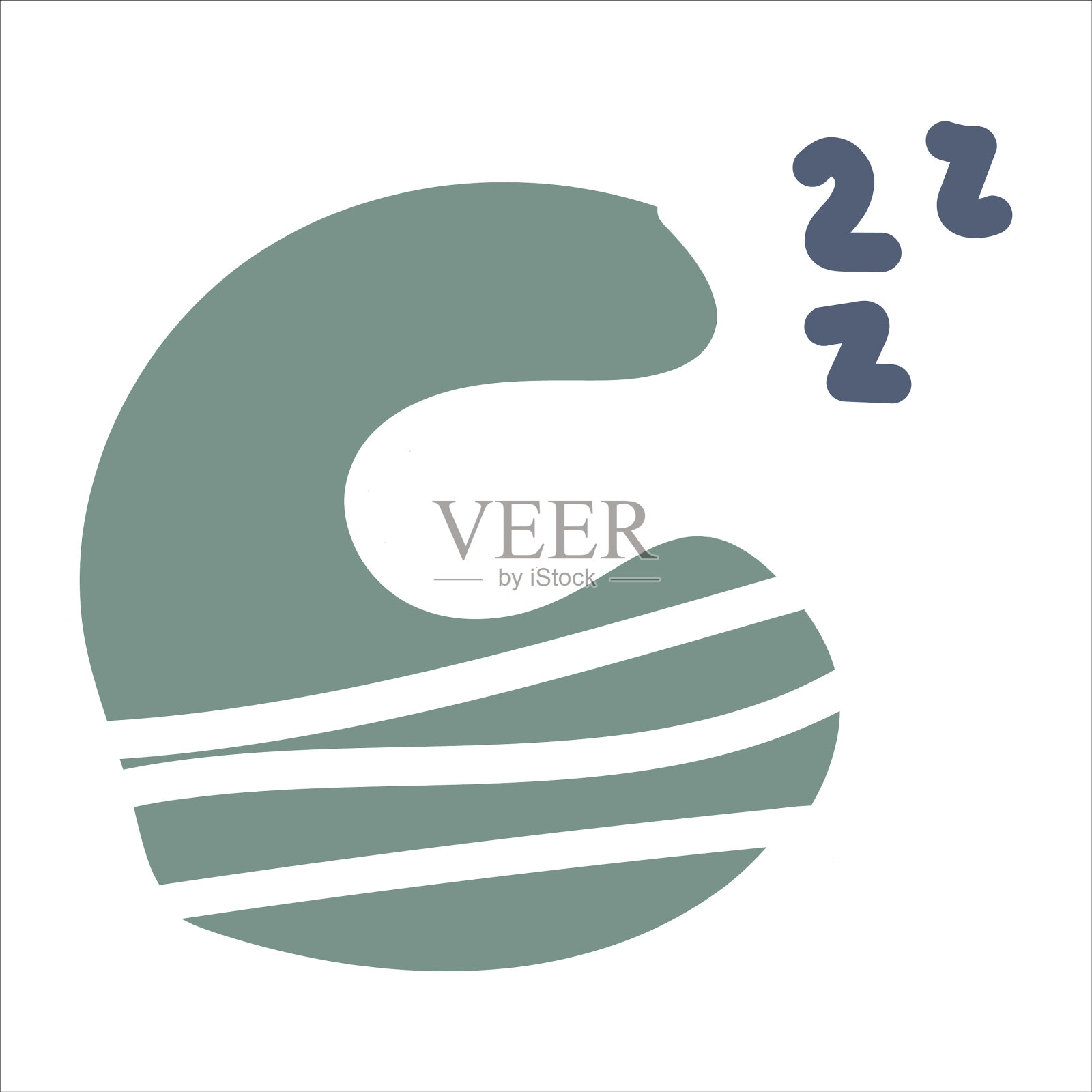 抽象涂鸦元素与粉彩插画图片素材