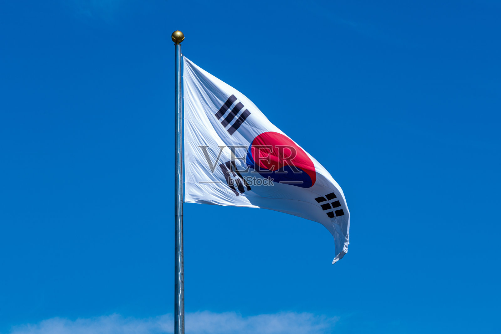 韩国国旗照片摄影图片