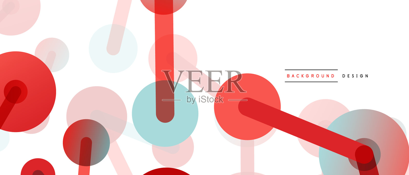 抽象的背景圆点由线连接插画图片素材