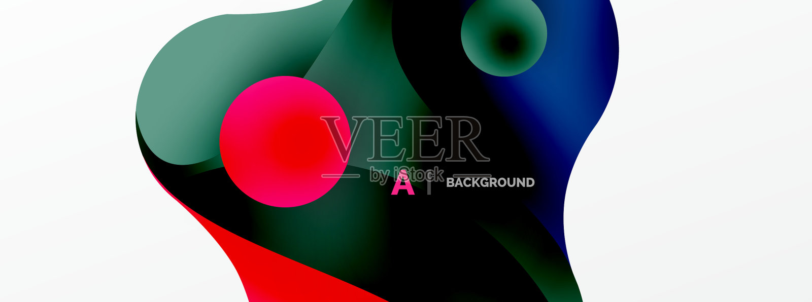 几何上的圆形和抽象的圆形插画图片素材