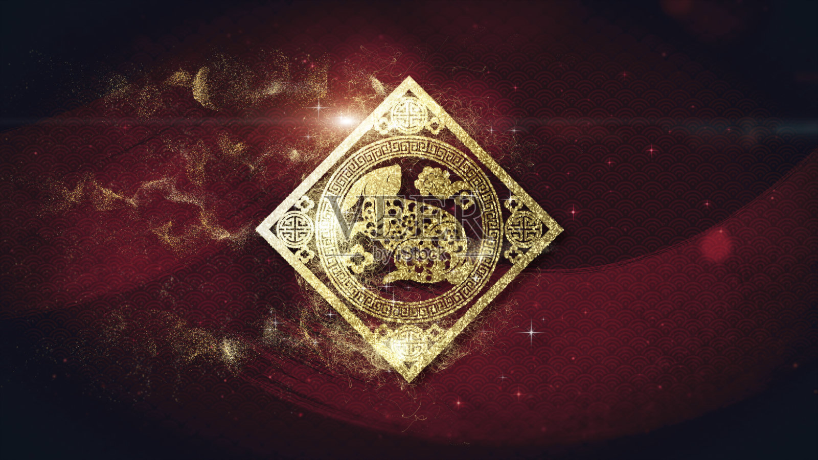 2023年中国新年快乐插画图片素材