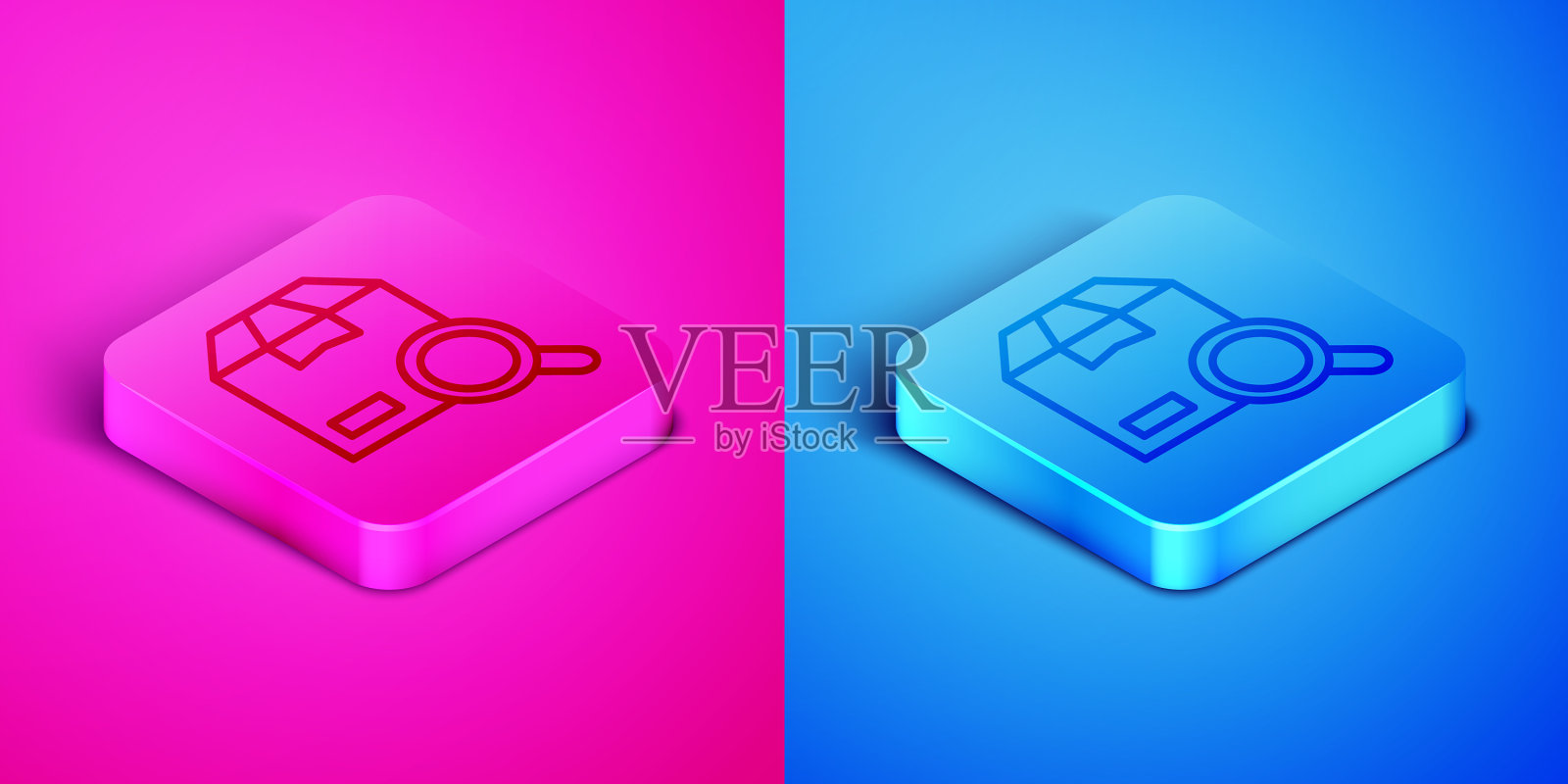 等距线搜索包图标隔离上图标素材