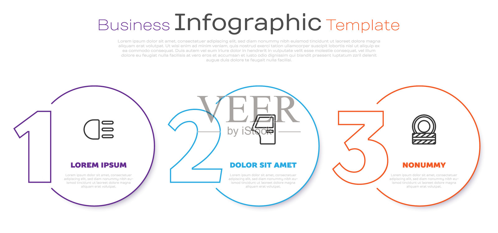 设置线远光灯车门和轮胎轮插画图片素材