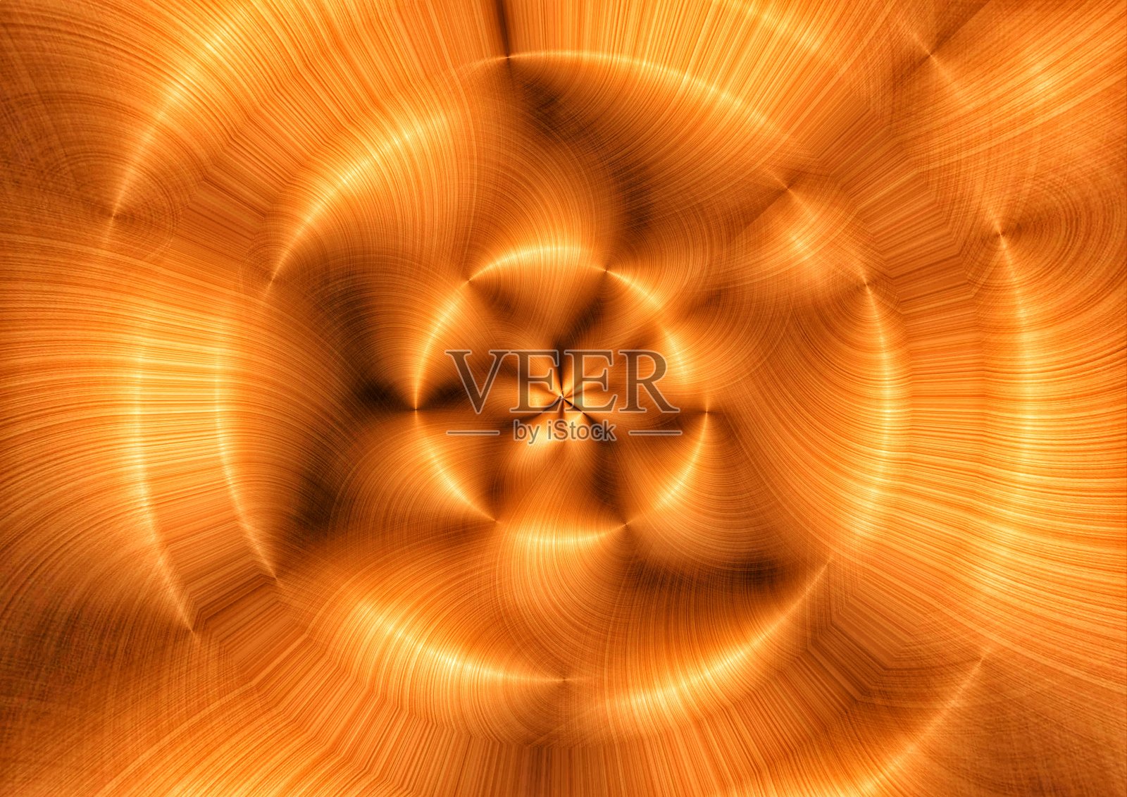 抽象的背景与旋转的金色灯光照片摄影图片