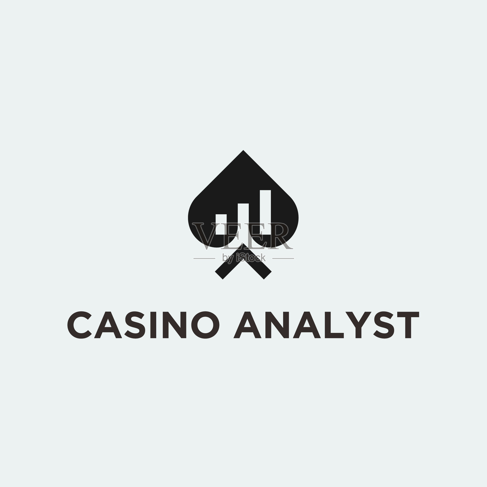 金融赌场logo设计插画图片素材