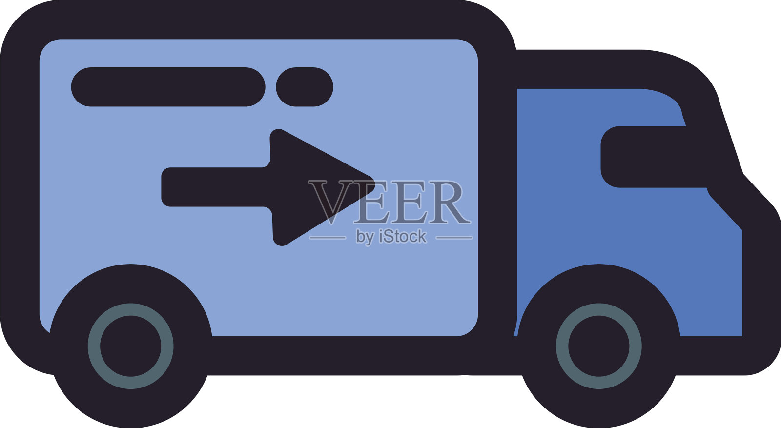 平板卡车设计设计元素图片