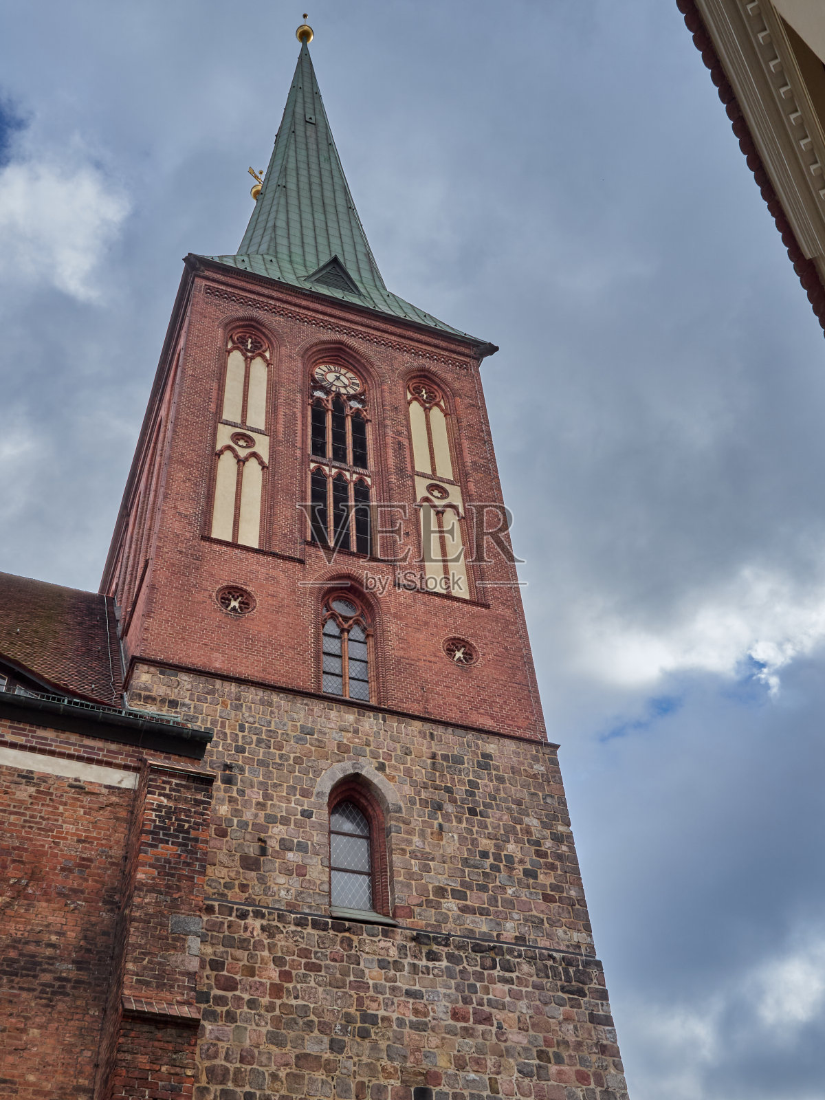 圣尼古拉斯教堂，柏林，德国，欧洲照片摄影图片