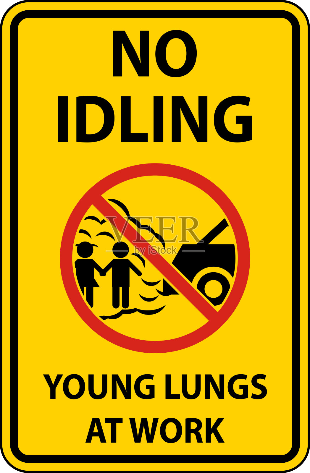 白底无空转青年肺标志插画图片素材