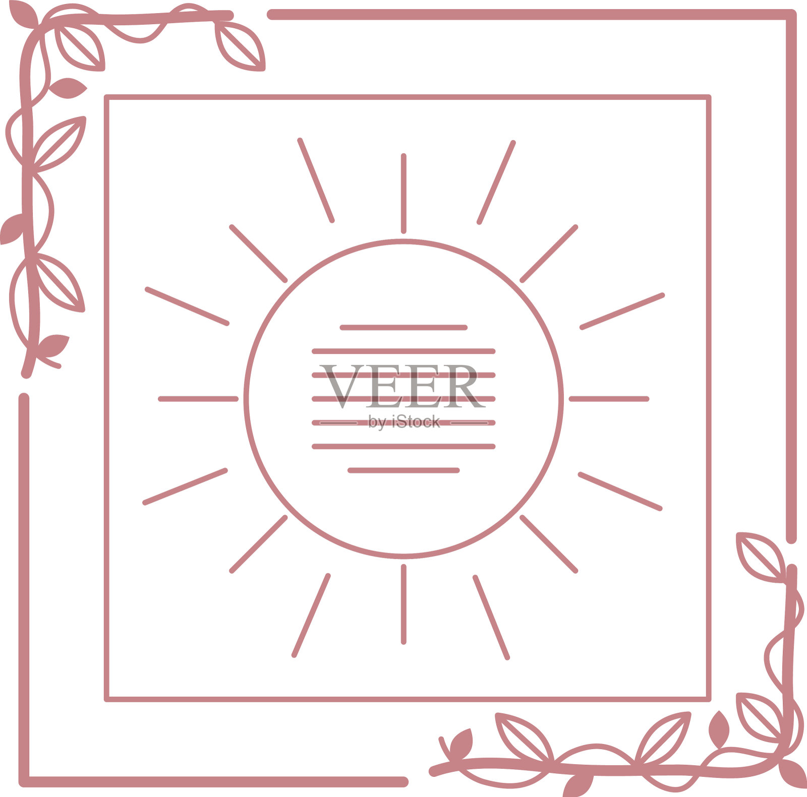 美广场徽章图标素材