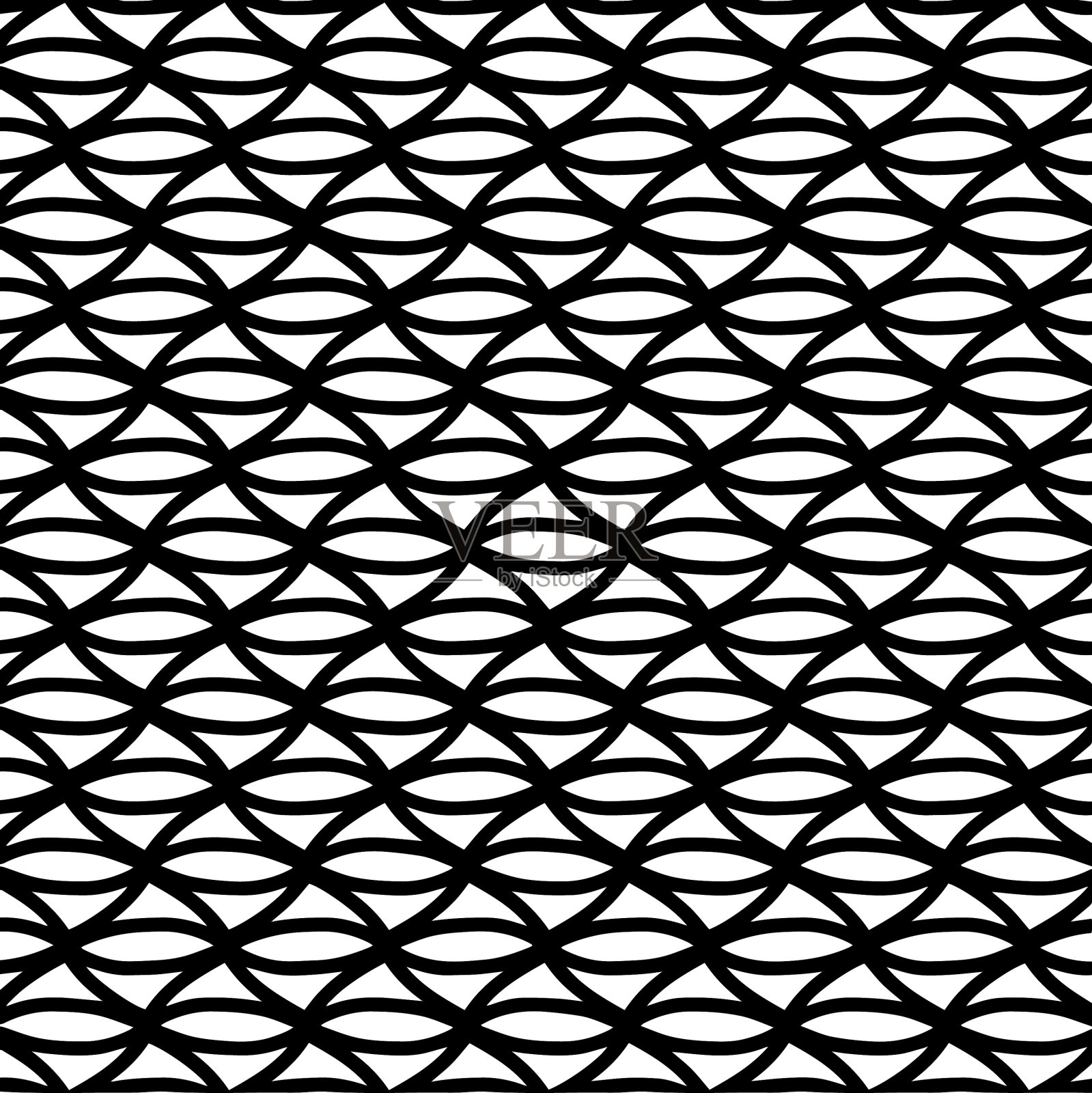 抽象背景菱形曲线与网格插画图片素材