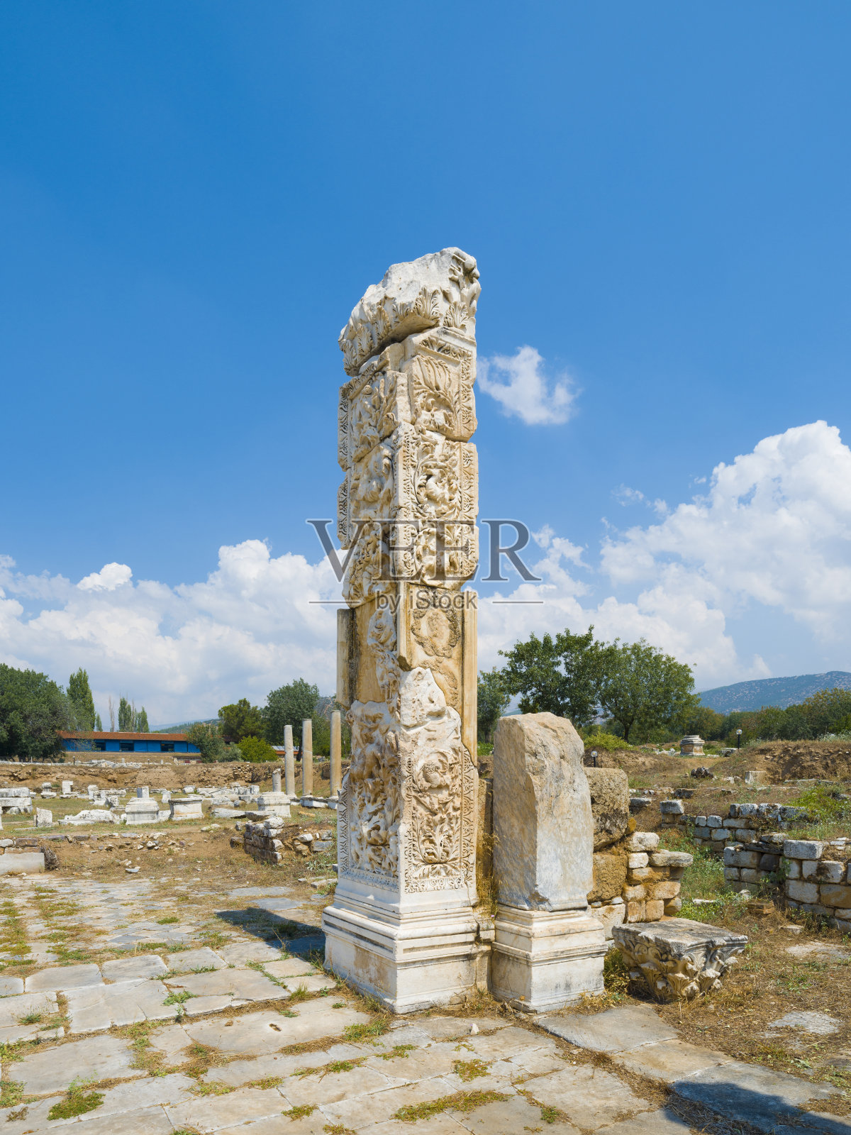 春草古城，aydın。火鸡照片摄影图片