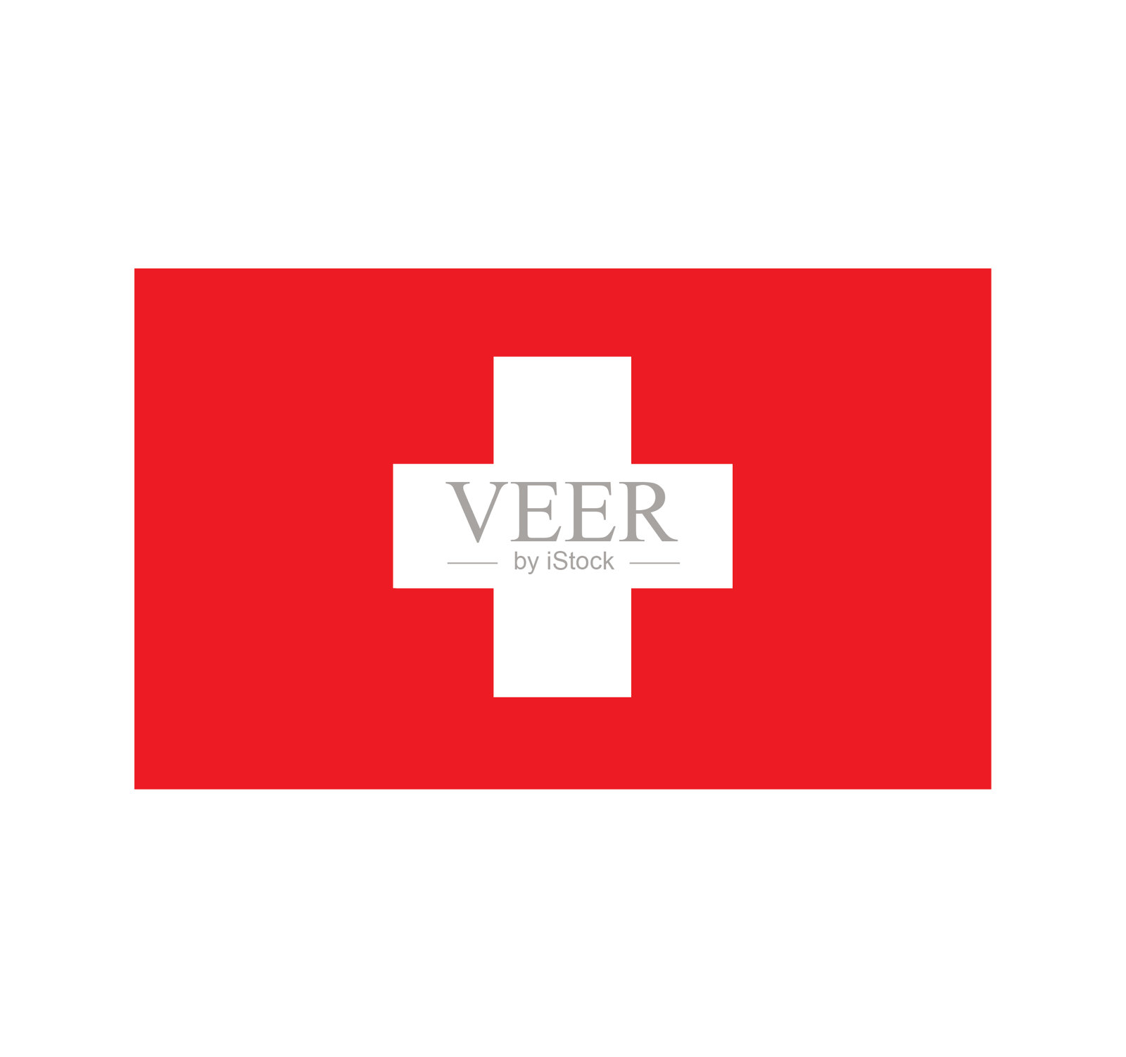 瑞士国旗eps10插画图片素材