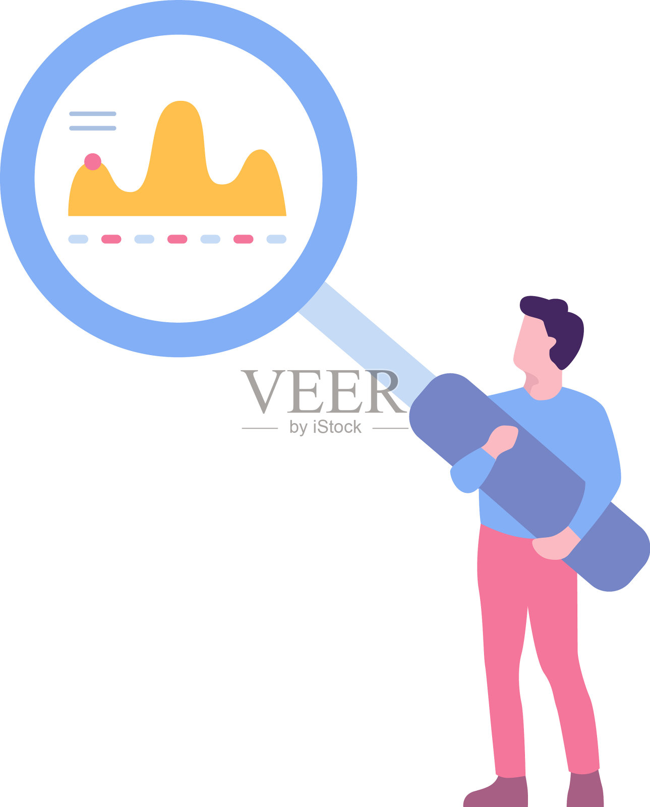 Seo分析图标业务报告持平设计元素图片
