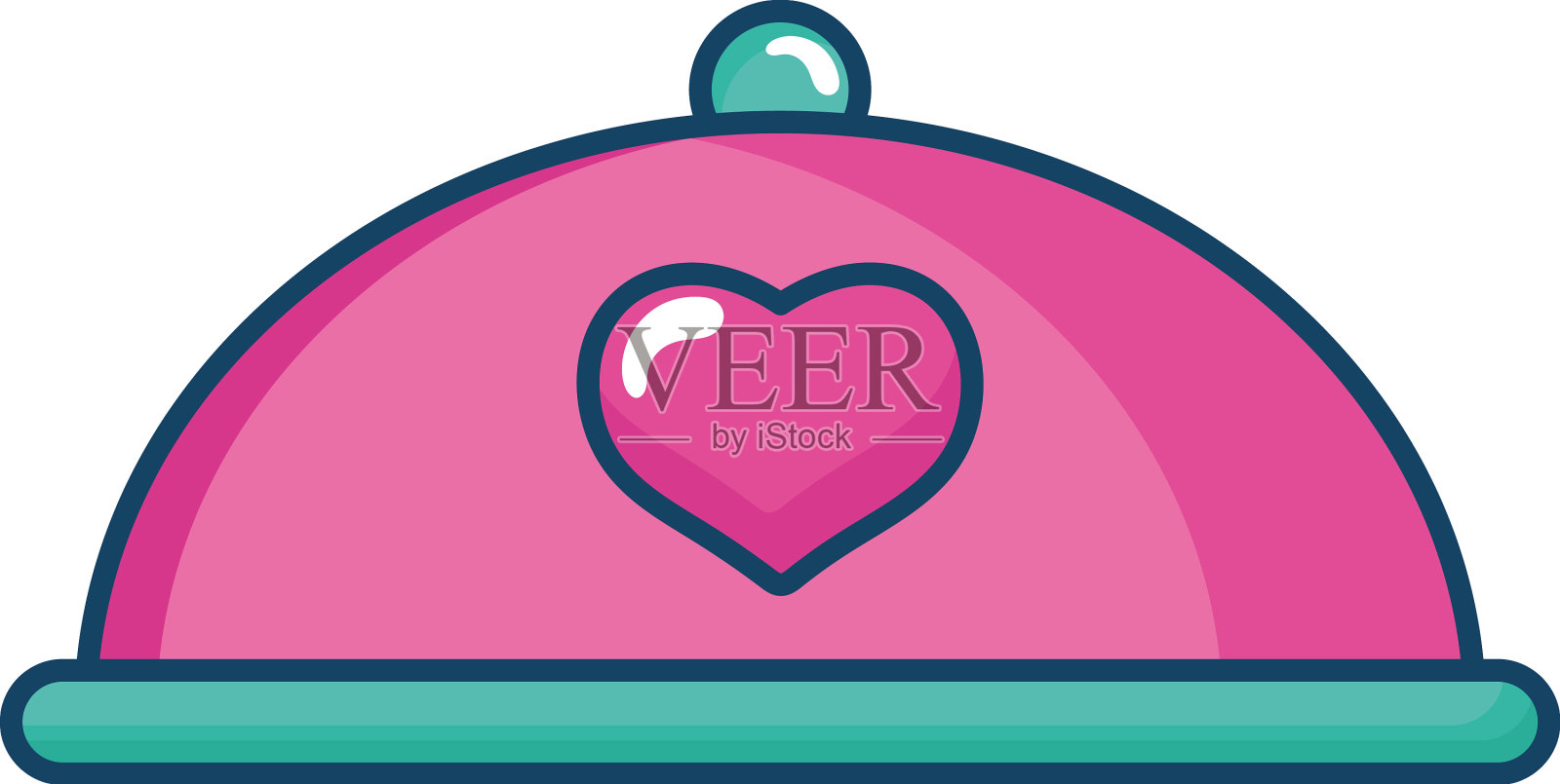 托盘里的心之爱设计元素图片