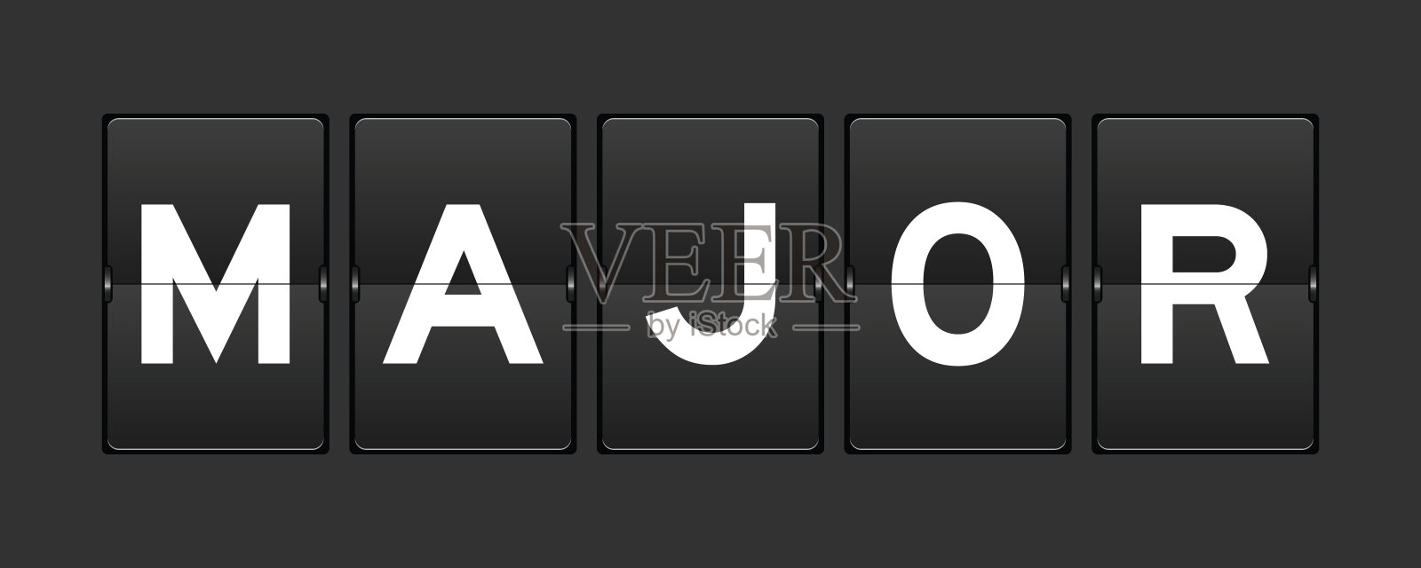 黑色模拟翻板与字主要在灰色背景设计元素图片