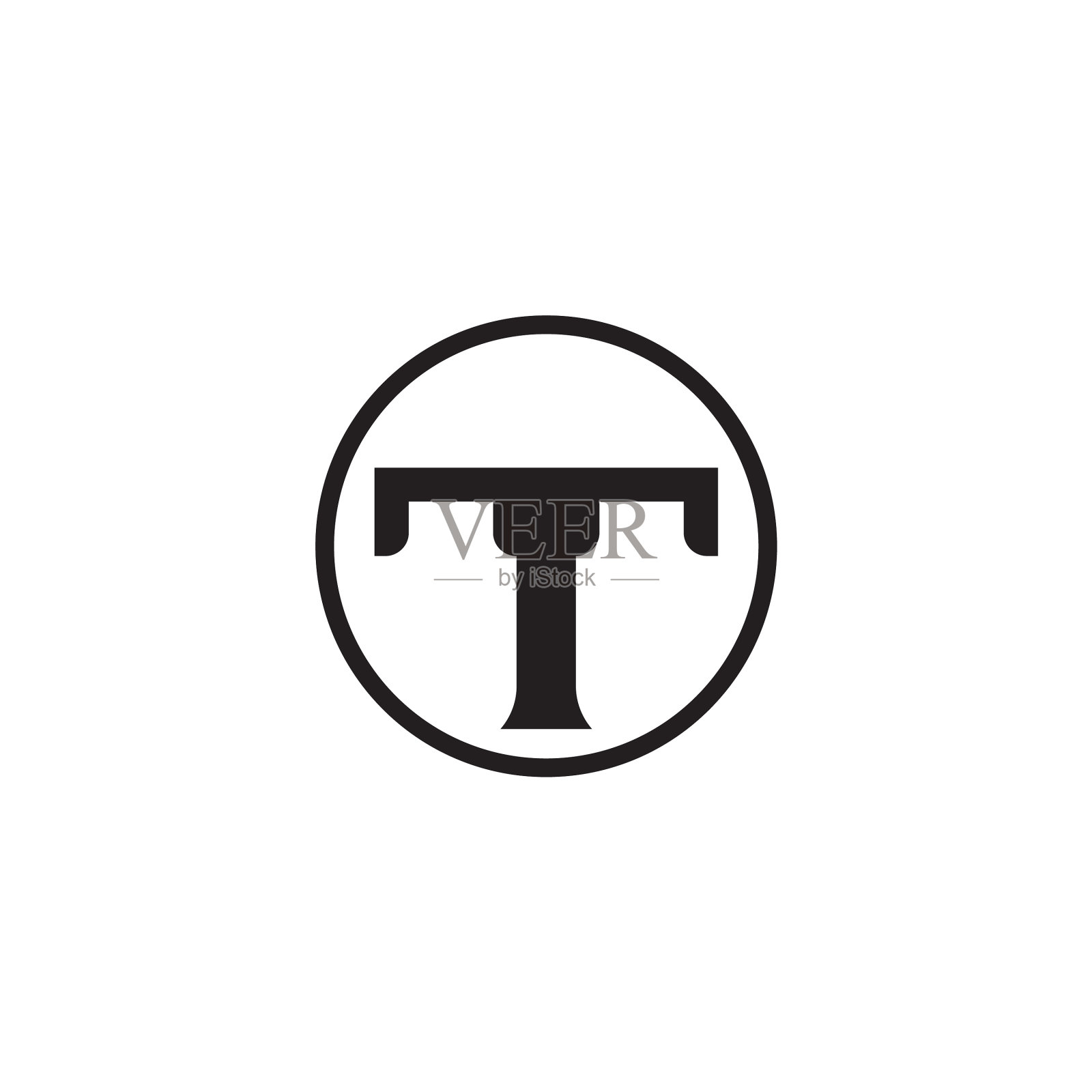 字母柱子建筑标志标志设计元素图片