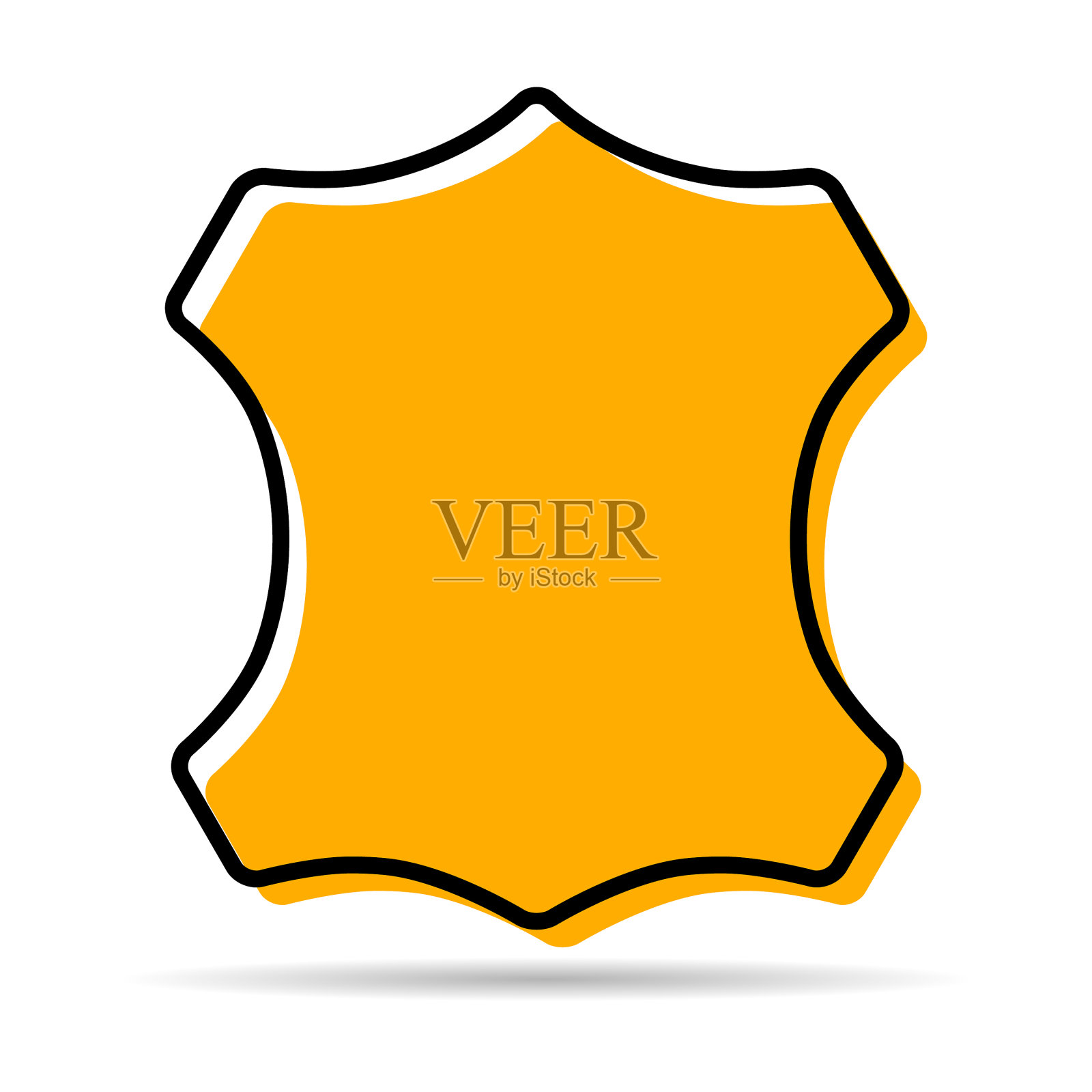 皮衣皮衣时尚偶像皮影动物材质插画图片素材