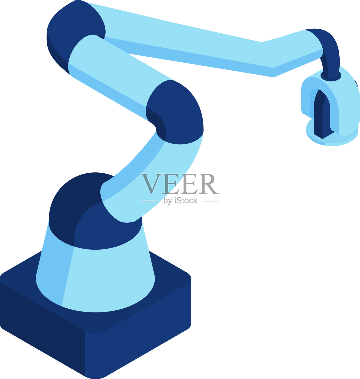 机械臂自动化组成设计元素图片