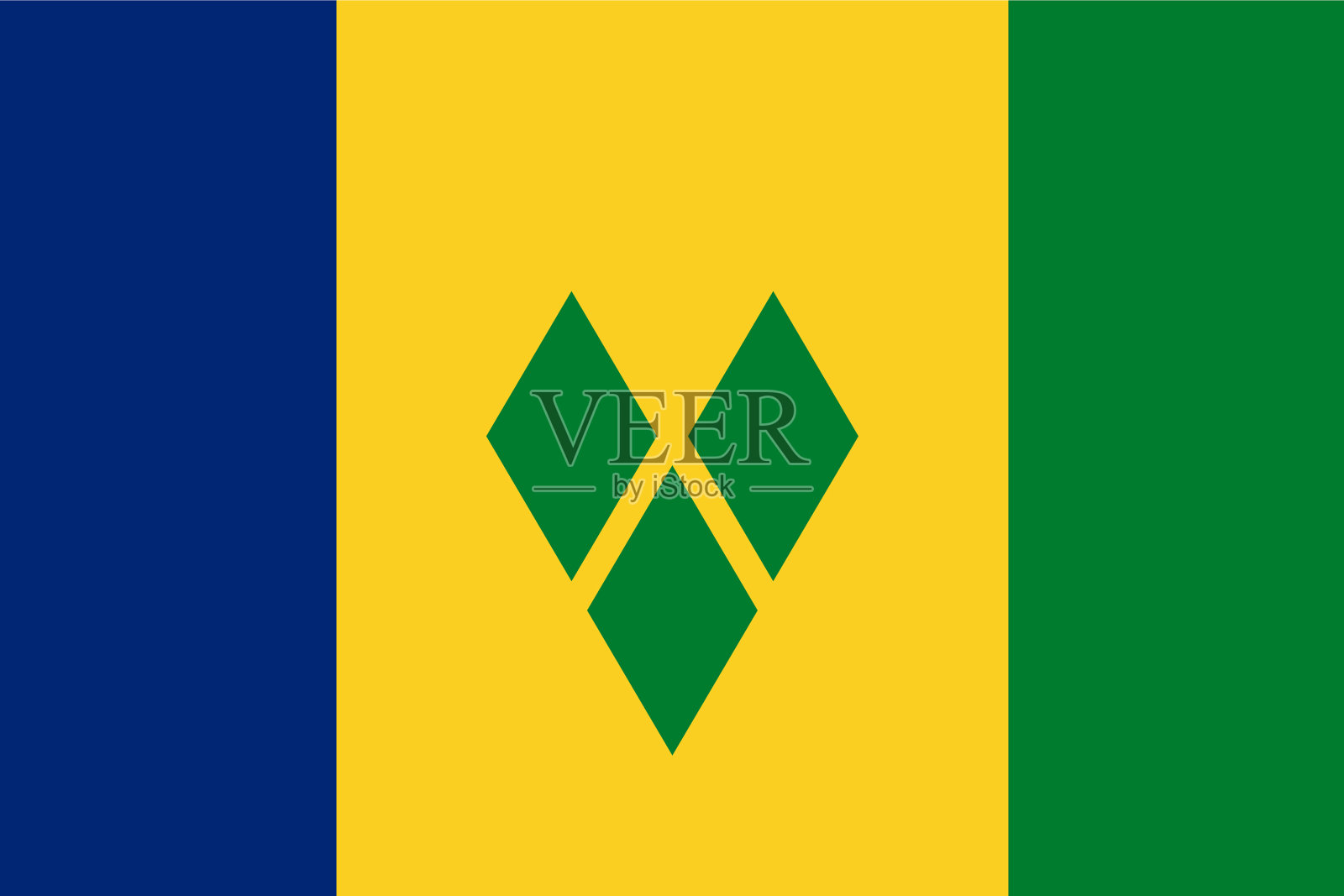 圣文森特和格林纳丁斯插画图片素材