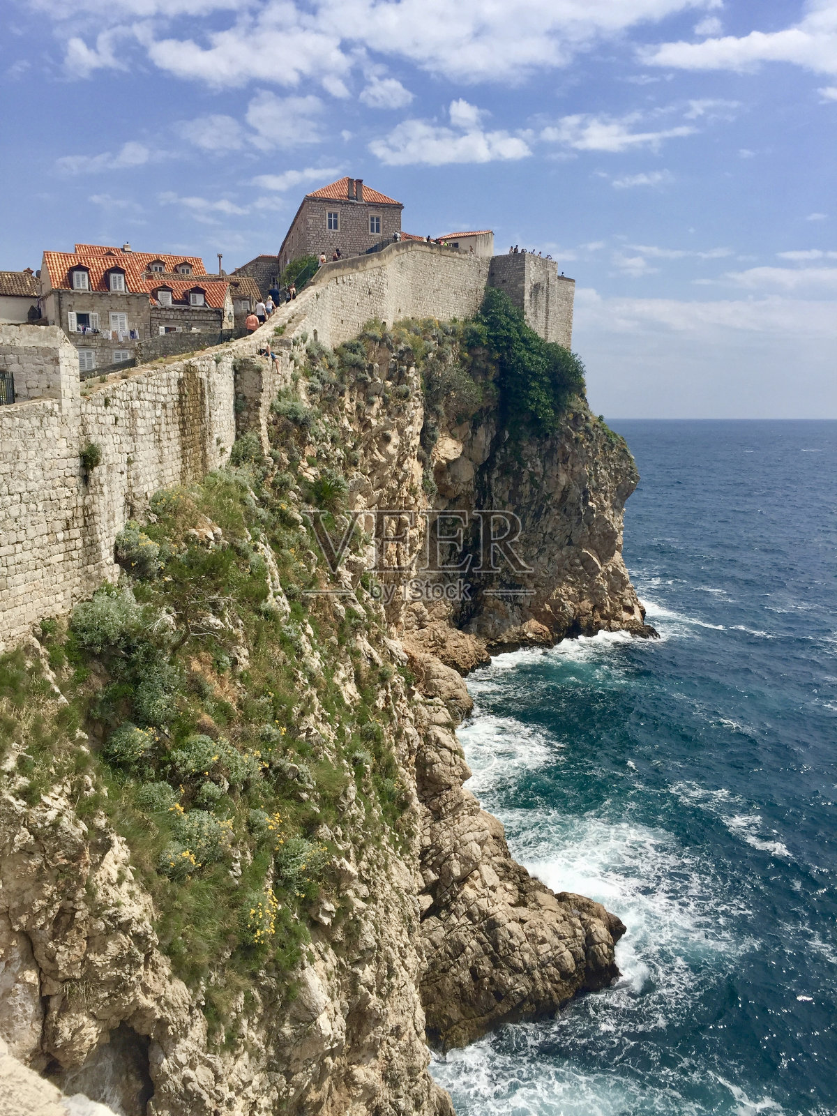 中世纪的城墙照片摄影图片