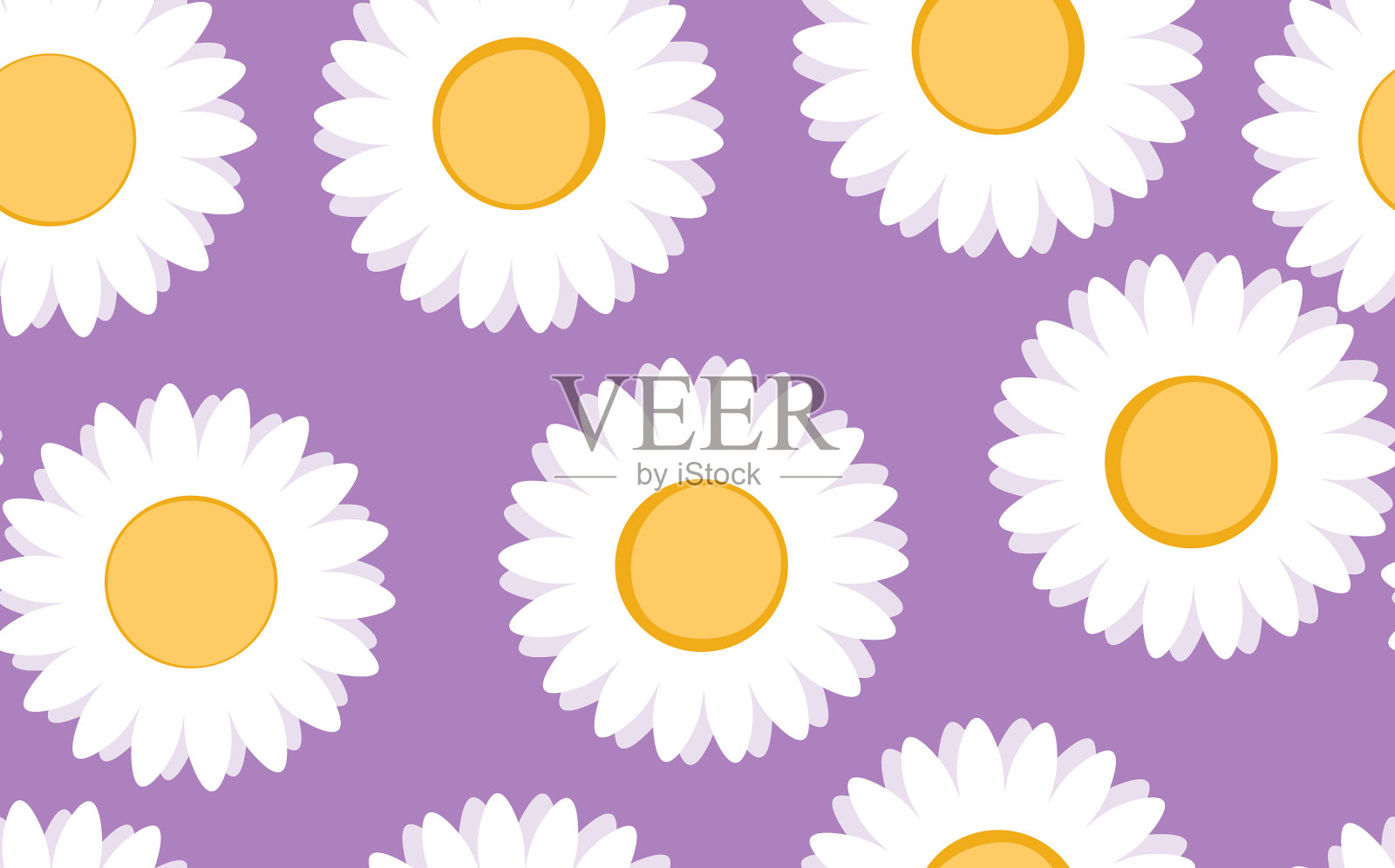 基于传统民俗的无缝花卉图案插画图片素材