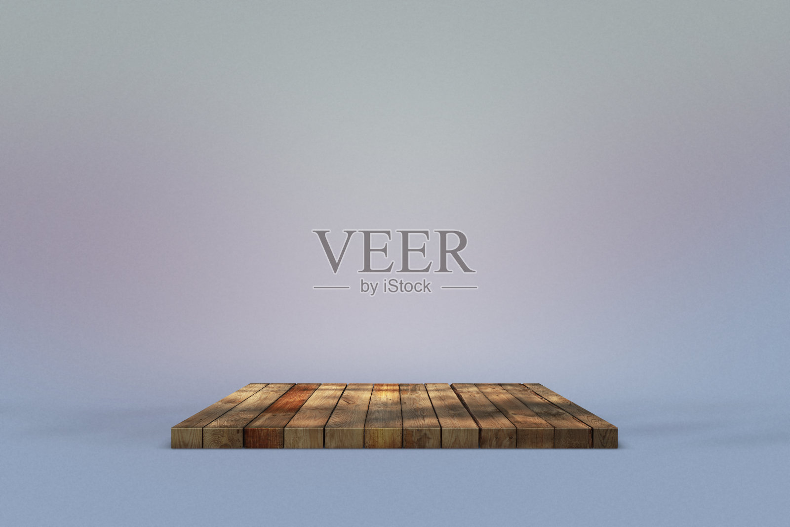 由木板在浅色背景和自然阴影上制成的讲台，是展示物品的地方照片摄影图片