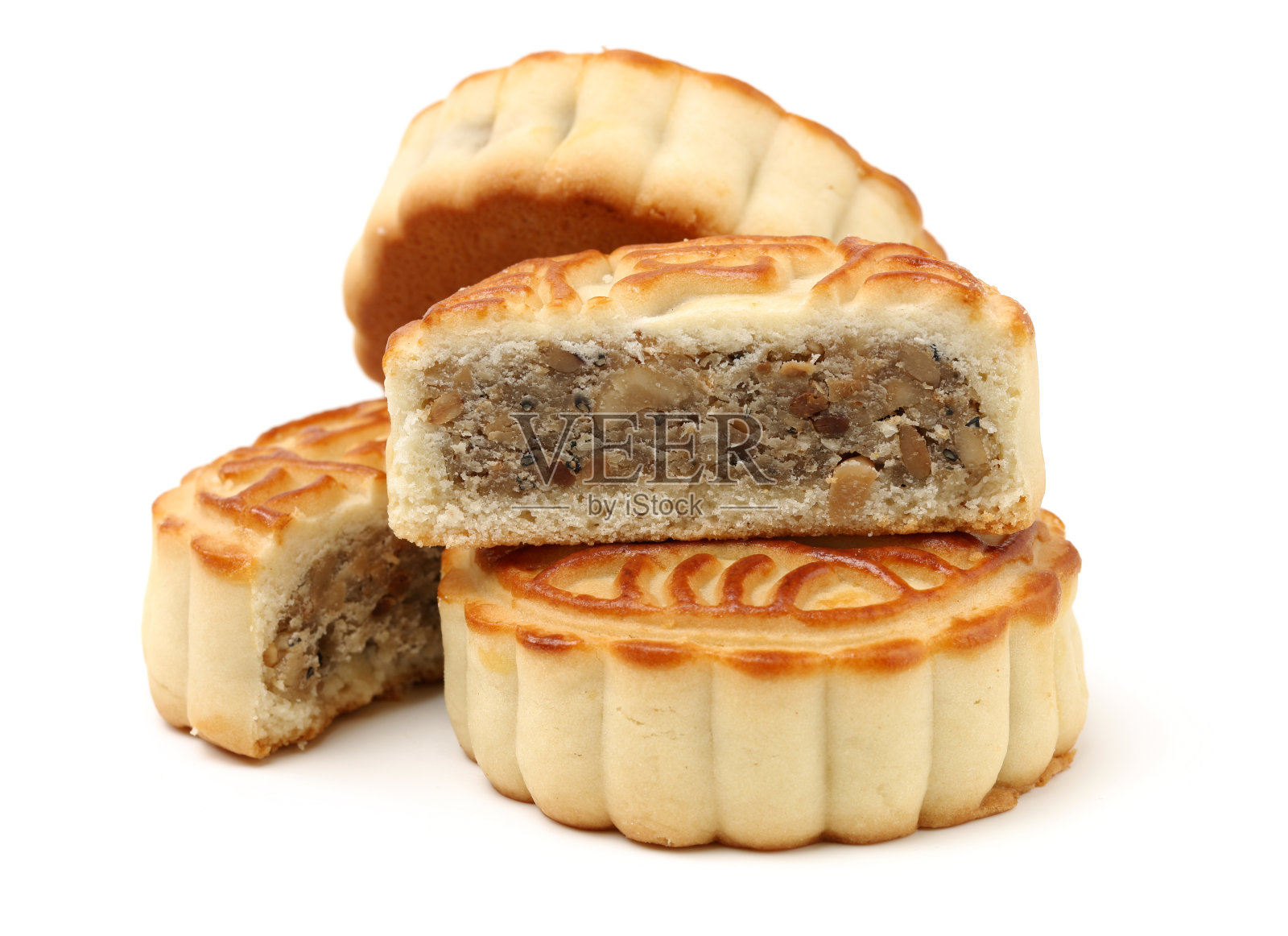 中秋月饼照片摄影图片