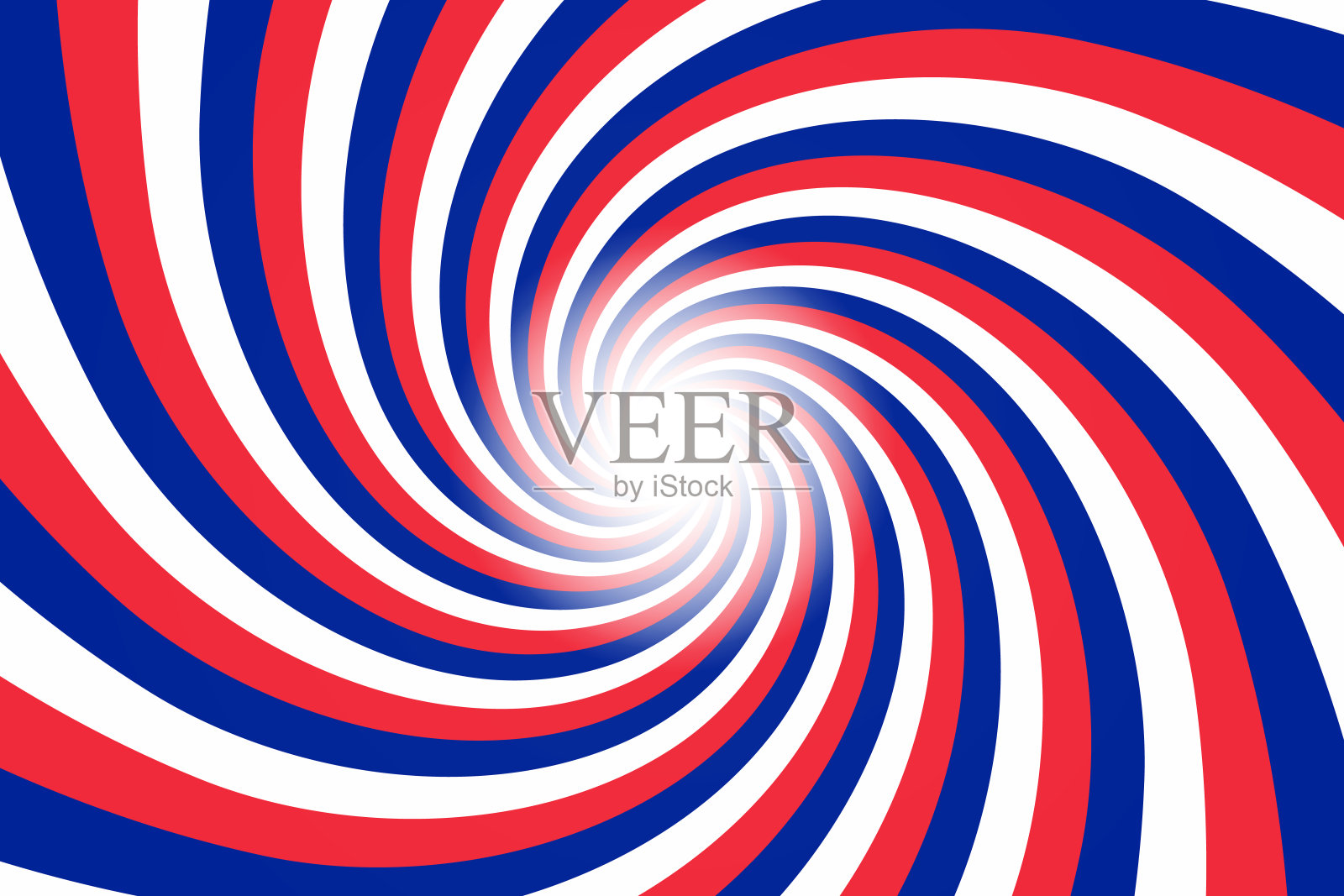 背景三色涡旋线与闪亮的球体插画图片素材