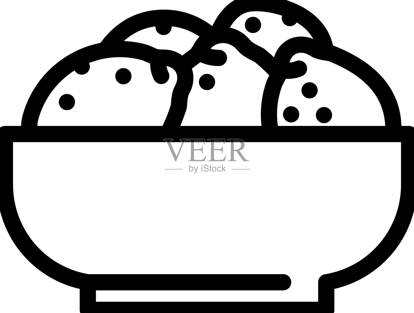 杯柠檬线图标设计元素图片