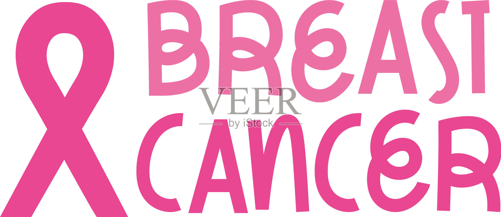 乳腺癌插画图片素材