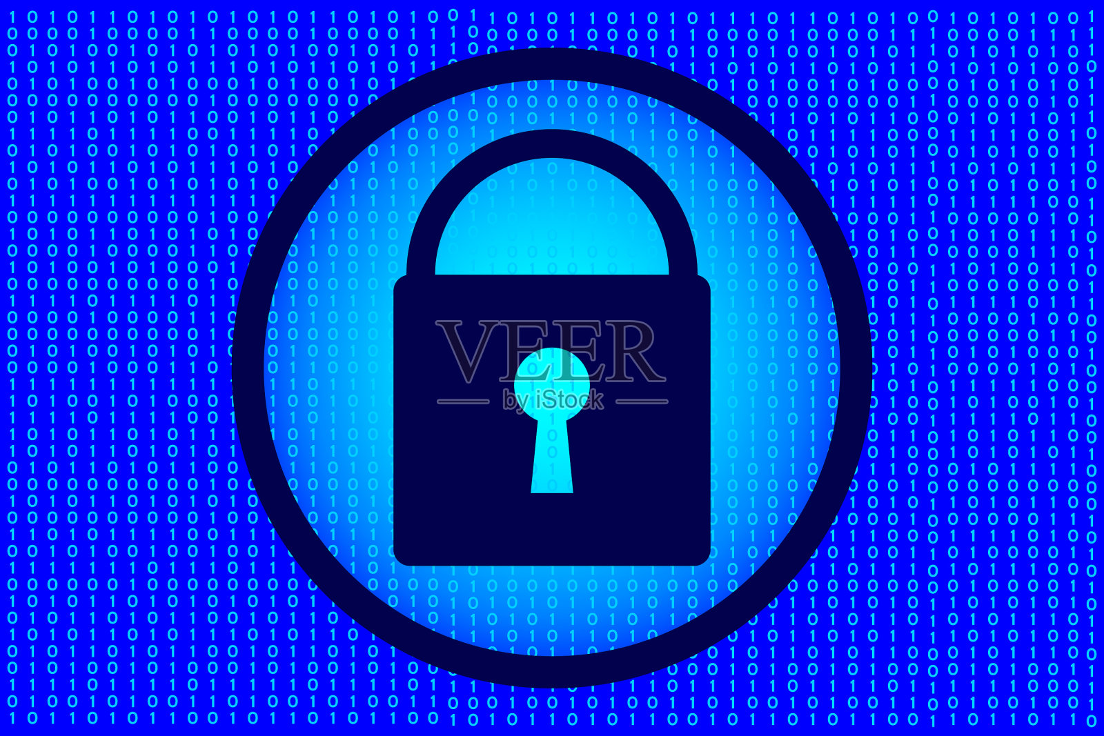 网络安全与信息保护理念插画图片素材