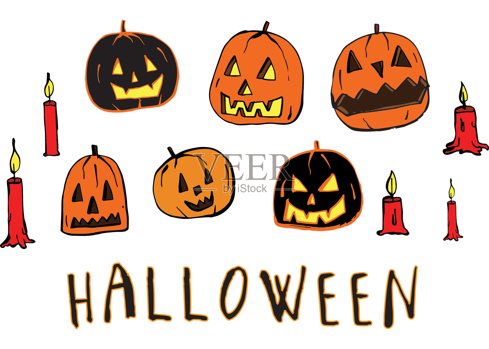 万圣节南瓜设计元素图片