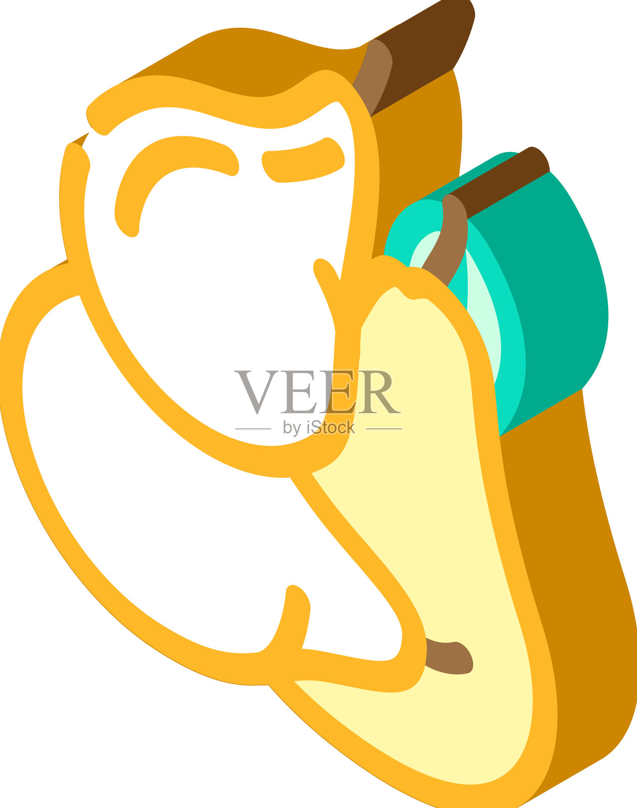 梨束整等距图标设计元素图片