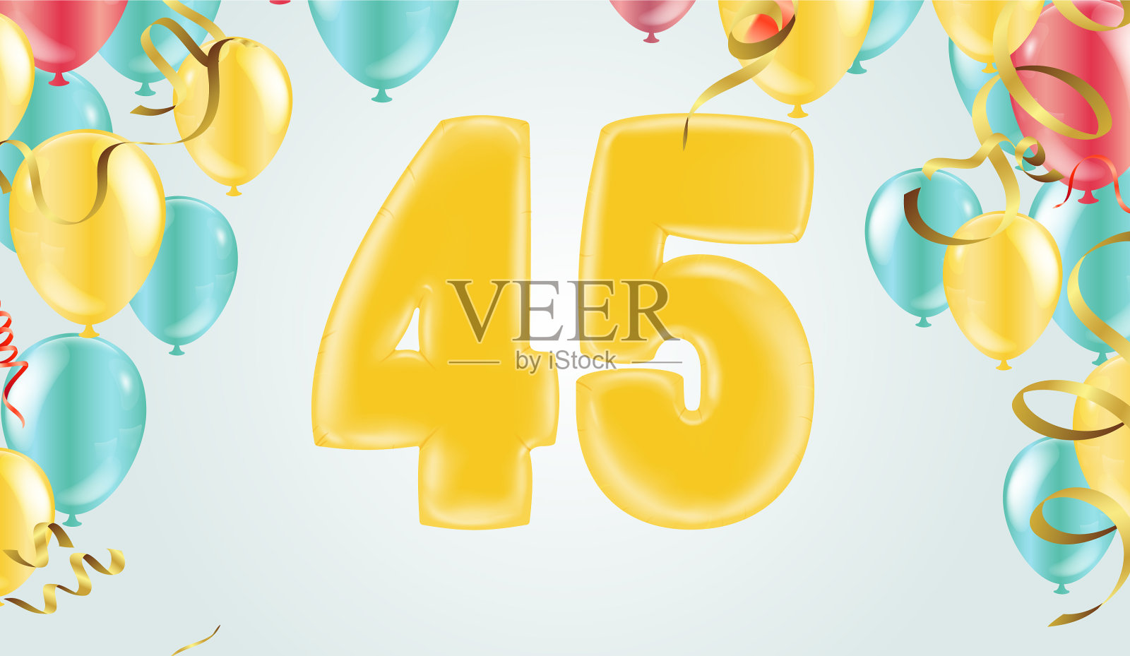 生日快乐抽象的背景与闪耀插画图片素材