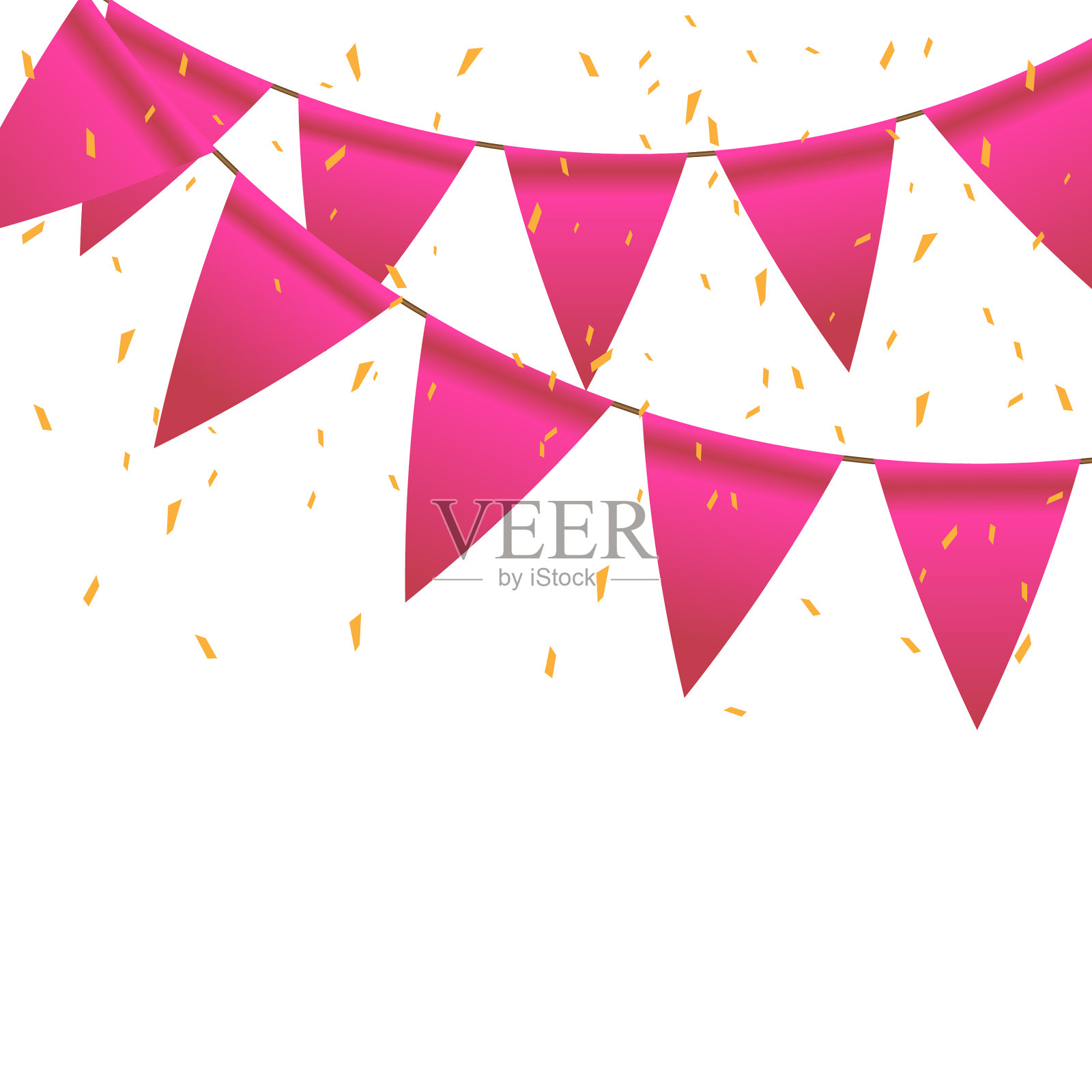 庆祝标语插画图片素材