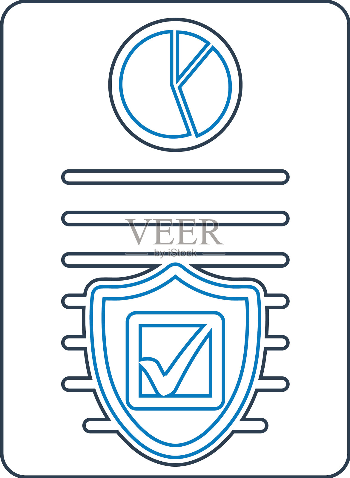 保险图标线风格eps插画图片素材