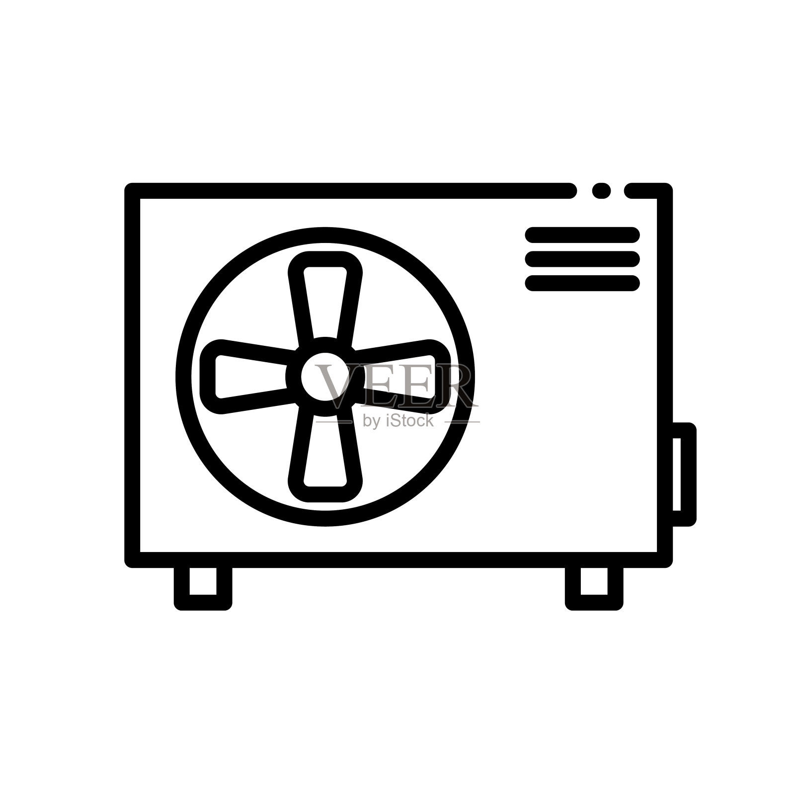 空调的图标插画图片素材